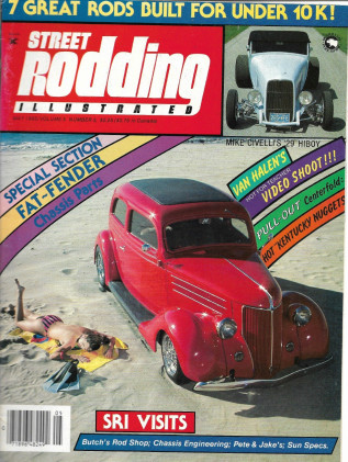 STREET RODDING ILLUSTRATED 1985 MAY - '29 HIBOY, BUTCH'S ROD SHOP, FAT FENDERS